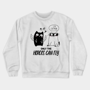 Cat Super Heroes Crewneck Sweatshirt